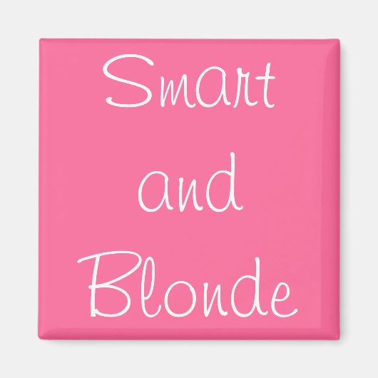 Aimant Smart et Blonde (Devant)