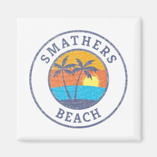 Aimant Smathers Beach, Key West Faded Classic Style