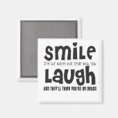 Aimant Smile And the World Smile With You Lauder and They (Recto/Verso)