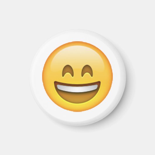 Aimant Smile Closed Eyes - Emoji (Devant)