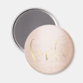 Aimant Smile Rose Gold Foxier rose Blush Encouragement (Recto/Verso)
