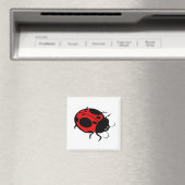 Aimant Smiling Ladybug - (In Situ (Lave-vaisselle))