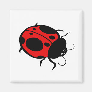 Aimant Smiling Ladybug -