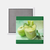Aimant Smoothie de pomme verte (Recto/Verso)