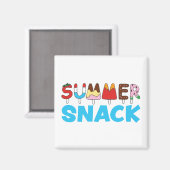 Aimant Snack d'été pour enfants Popsicles (Recto/Verso)