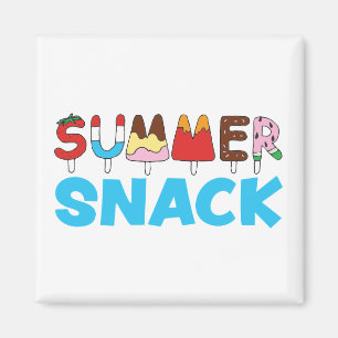 Aimant Snack d'été pour enfants Popsicles
