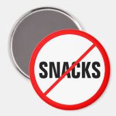 Aimant Snacks interdits ! (Recto/Verso)