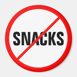 Aimant Snacks interdits !