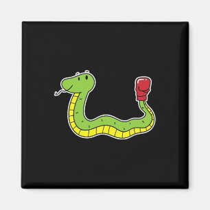 Aimant Snake fait la boxe