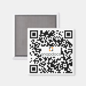 Aimant snapdocs qr-code (Recto/Verso)
