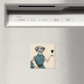 Aimant Snob de vin dalmate (In Situ (Lave-vaisselle))