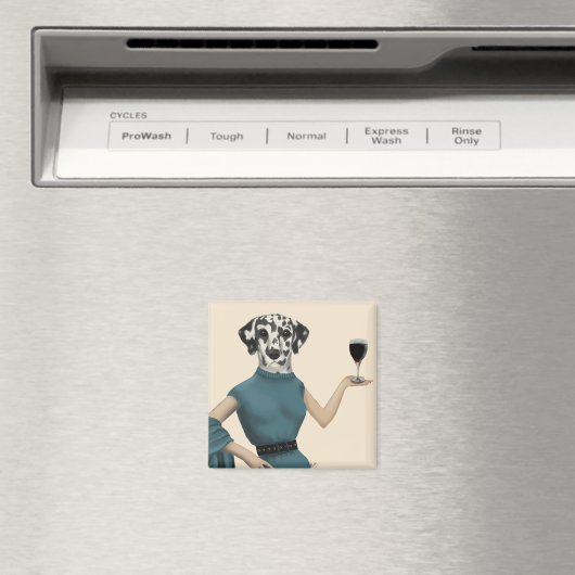 Aimant Snob de vin dalmate (In Situ (Lave-vaisselle))