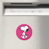 Aimant Snoopy Black & Magenta (In Situ (Lave-vaisselle))
