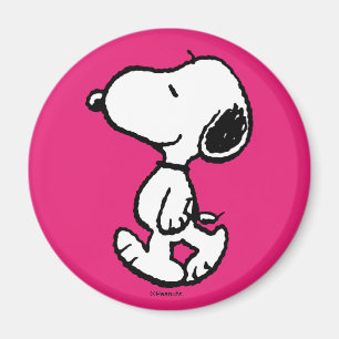 Aimant Snoopy Black & Magenta