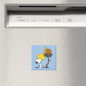 Aimant Snoopy & Bois Nid Avec Jack O'Lantern (In Situ (Lave-vaisselle))