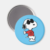 Aimant Snoopy "Joe Cool" debout (Recto/Verso)