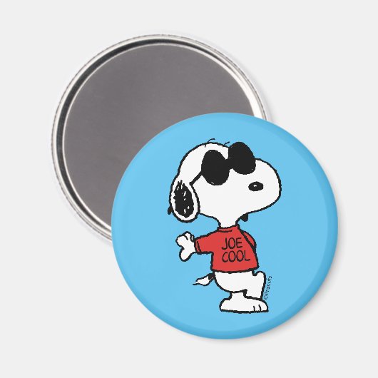 Aimant Snoopy "Joe Cool" debout (Recto/Verso)
