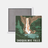 Aimant Snoqualmie Falls, WA (Recto/Verso)