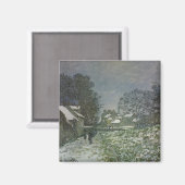 Aimant Snow at Argenteuil par Claude Monet (Recto/Verso)