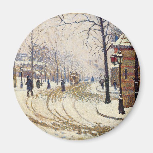 Aimant Snow, Boulevard de Clichy, Paris by Paul Signac (Devant)