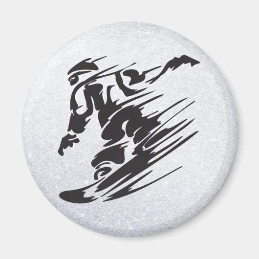 Aimant snowboard (Devant)