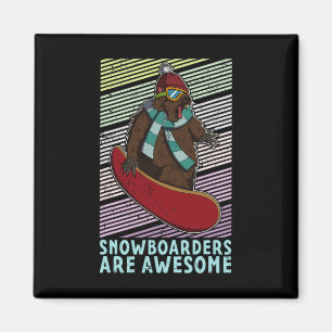 Aimant Snowboard Ski Snowboard Activité compétitive