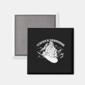 Aimant Snowboard Ski Snowboard Activité compétitive (Recto/Verso)