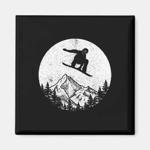 Aimant Snowboard Snowboard Silhouette Snowboard Gif