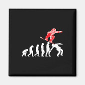 Aimant Snowboard Snowboard Snowboard (Devant)