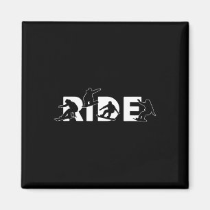 Aimant Snowboard Stups Snowboard Cadeaux Hommes Femmes En