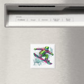 Aimant Snowboarder   (In Situ (Lave-vaisselle))