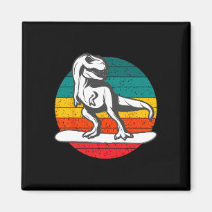 Aimant Snowboardeur Dinosaure Snowboard Sports d'hiver Pl