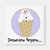 Aimant Snowcone N'Importe Qui... (Devant)
