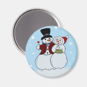 Aimant Snowcouple (Recto/Verso)