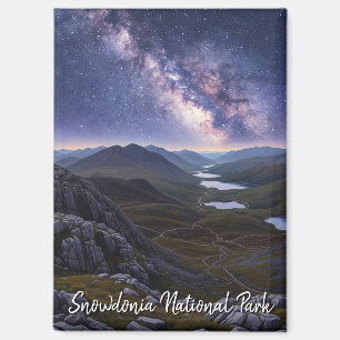 Aimant Snowdonia National Park Wales Nuit de voyage