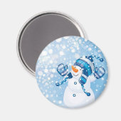 Aimant Snowman (Recto/Verso)