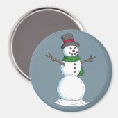 Aimant Snowman (Recto/Verso)