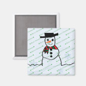 Aimant Snowman (Recto/Verso)