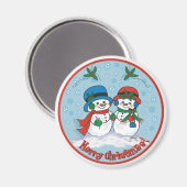 Aimant Snowman (Recto/Verso)