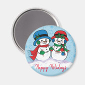 Aimant Snowman (Recto/Verso)