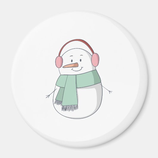Aimant snowman 2 (Devant)