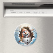 Aimant Snowman 3D (In Situ (Lave-vaisselle))