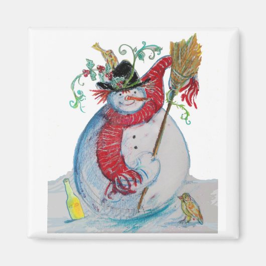 AIMANT SNOWMAN ENNUYÉ (Devant)