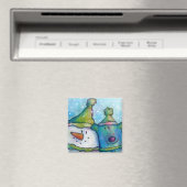 Aimant Snowman et Dog (In Situ (Lave-vaisselle))