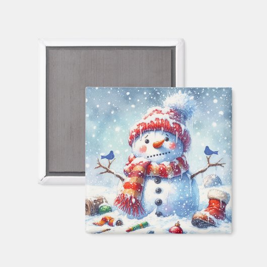Aimant Snowman Iced (Recto/Verso)