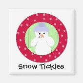 Aimant Snowman Snow Ticks (Devant)