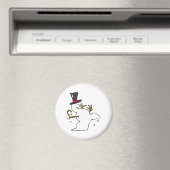 Aimant Snowman Snowball Combat (In Situ (Lave-vaisselle))
