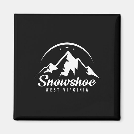 Aimant Snowshoe West Virginia Station de ski Ski Snowboar (Devant)