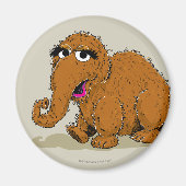 Aimant Snuffleupagus vintage (Devant)