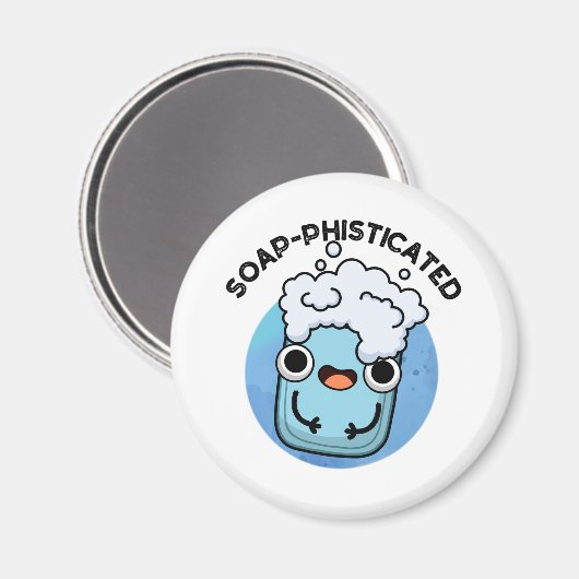 Aimant Soap-phisticated Funny Soap Pun (Recto/Verso)